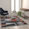 Flash Furniture Orange 5' x 7' Modern Color Blocked Area Rug ACD-RGTRZ861-57-OR-GG - alternate 5